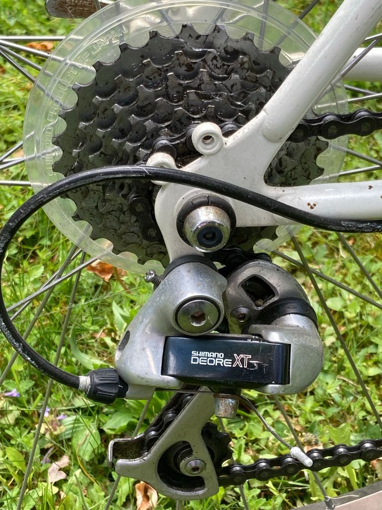 Bridgestone Custom Shimano Deore XT 1991 Mountainbike de segunda mano, Blanco — imagen 5 de 9