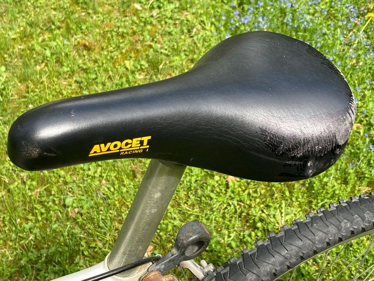 Bridgestone Custom Shimano Deore XT 1991 Mountainbike de segunda mano, Blanco — imagen 8 de 9