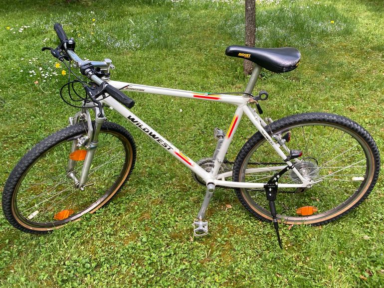 Bridgestone Custom Shimano Deore XT 1991 Mountainbike de segunda mano, Blanco — imagen 1 de 9