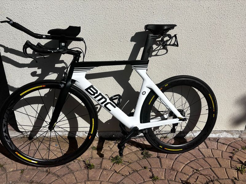 Used BMC TIMEMACHINE 02 THREE 2019 2019 Road & Gravel, White — image 2 of 10