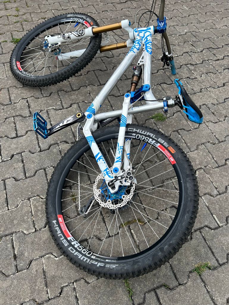 Gebrauchtes Ns bikes Custom Shimano SLX 2017 Mountainbike, Hellgrau — Bild 3 von 4