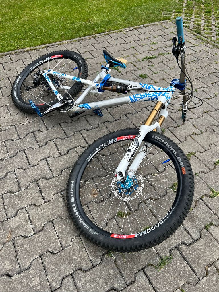 Gebrauchtes Ns bikes Custom Shimano SLX 2017 Mountainbike, Hellgrau — Bild 2 von 4