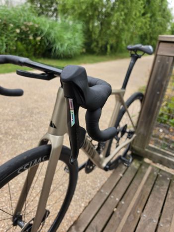 Used Canyon Endurace CF SLX 8 AXS Aero 2023 2023 Road & Gravel, Light Gray — image 6 of 7