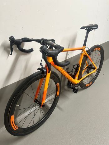 Orbea Orca Shimano Ulterga 2018 Road & Gravel de segunda mano, Naranja — imagen 6 de 7