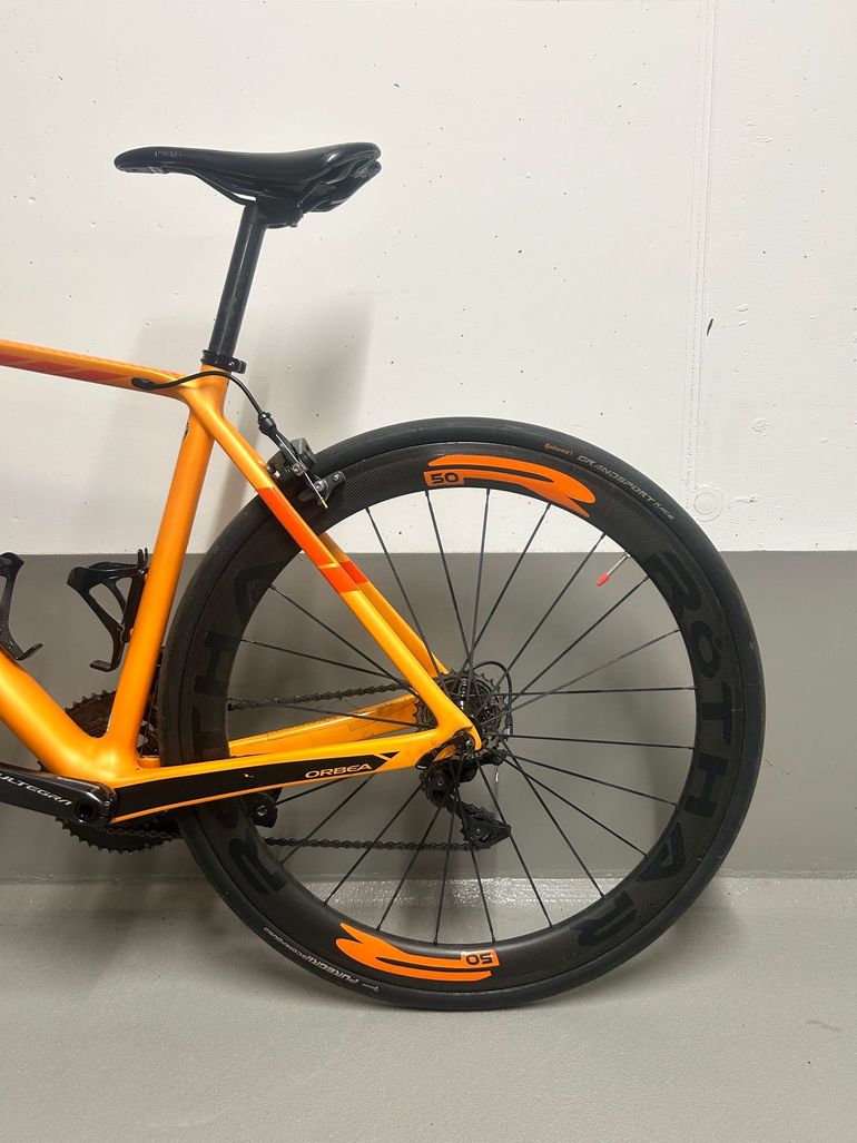 Orbea Orca Shimano Ulterga 2018 Road & Gravel de segunda mano, Naranja — imagen 4 de 7