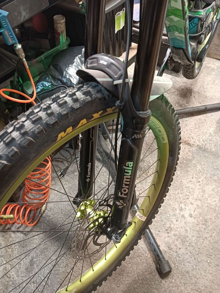 Gebrauchtes Devinci Spartan SRAM GX Eagle 2016 Mountainbike, Grün — Bild 11 von 21
