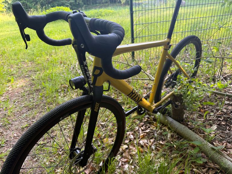 Käytetty Rose Backroad AL 57 (Garantie-Austausch) – SRAM Apex 1x11 – Nabendynamo + IQ-X 100 Lux 2023 Road & Gravel — kuva 5 / 11