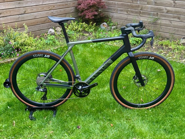 Used Canyon Grail CF SLX 8 Di2 2024 2024 Road & Gravel, Light Gray — image 1 of 26