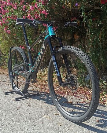 Used Scott Spark RC Supersonic 2022 2022 Mountainbike, Green — image 2 of 5
