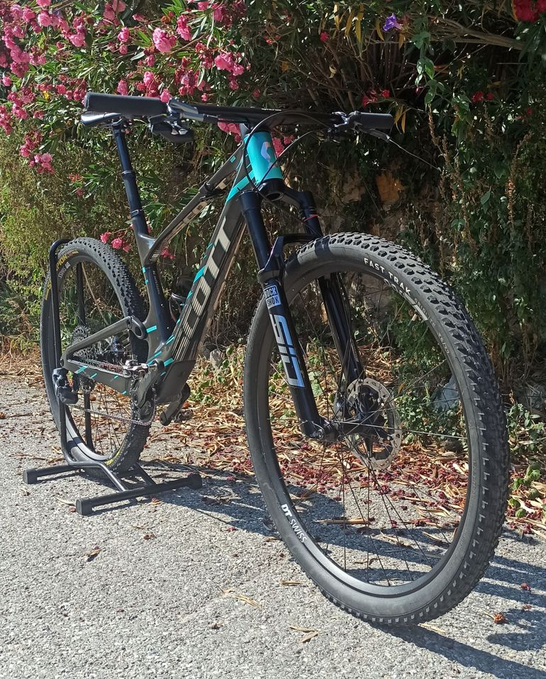Used Scott Spark RC Supersonic 2022 2022 Mountainbike, Green — image 2 of 5
