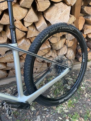 Used Canyon Exceed CF 5 2022 2022 Mountainbike, Light Gray, 29 — image 10 of 14