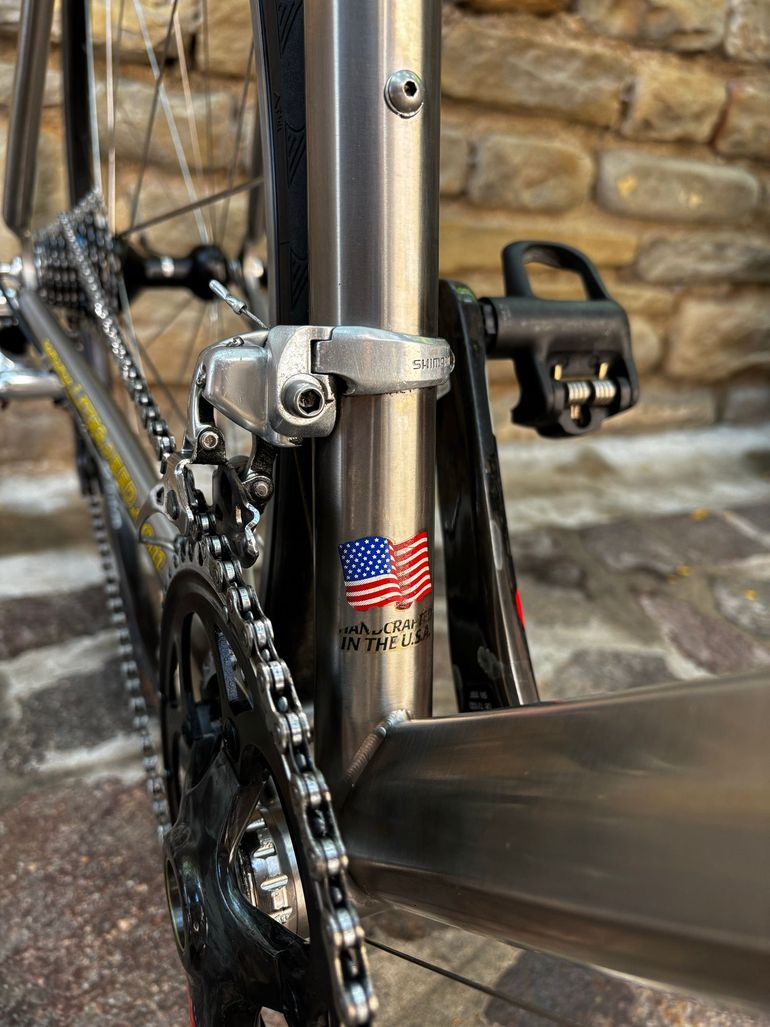 Used Litespeed Vortex Campagnolo Record 2005 Road & Gravel, Light Gray — image 7 of 7