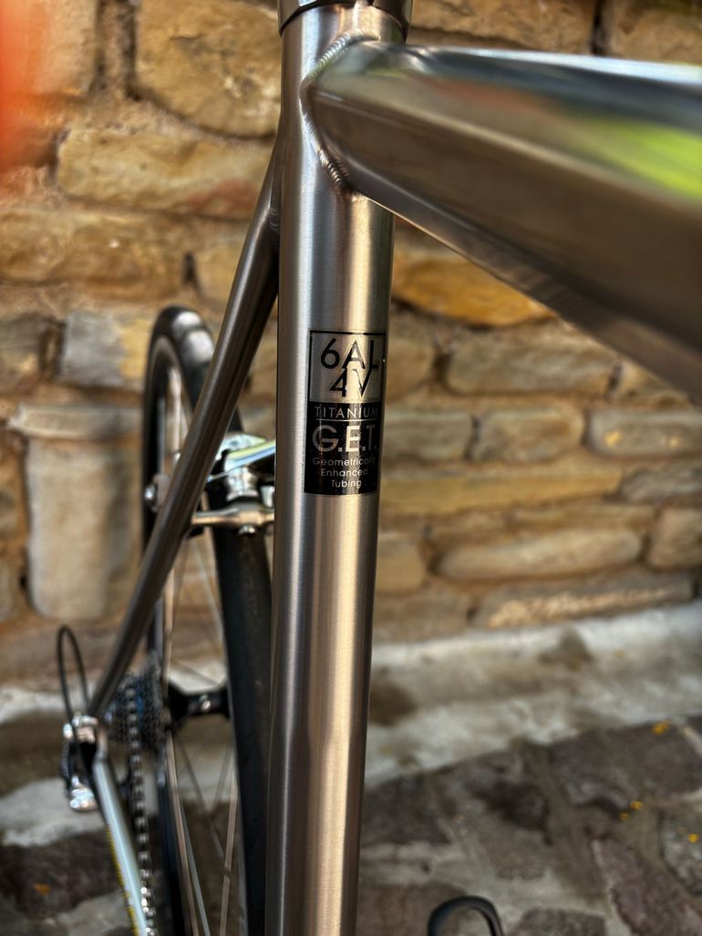 Used Litespeed Vortex Campagnolo Record 2005 Road & Gravel, Light Gray — image 5 of 7