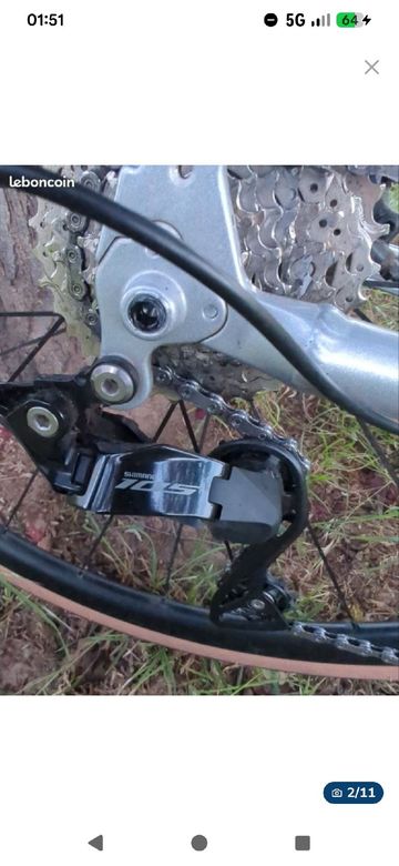 Used Nakamura Custom Shimano 105 2025 Road & Gravel, Light Gray — image 3 of 7