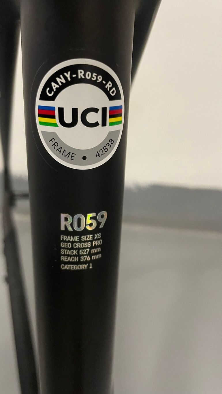 Used Canyon Inflite CFR AXS 2024 Frameset 2024 Road & Gravel, Black — image 5 of 6