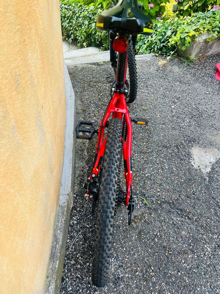 Used ROCKRIDER All mountain Shimano DXR 2023 Mountainbike, Red — image 8 of 8