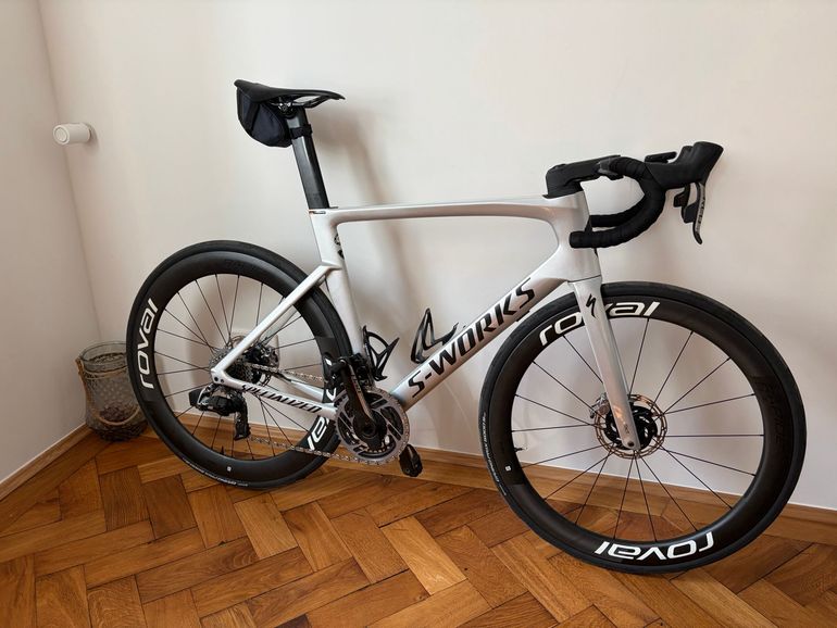 Used S Works Custom SRAM Red eTap AXS 2020 Road & Gravel, Light Gray — image 1 of 7