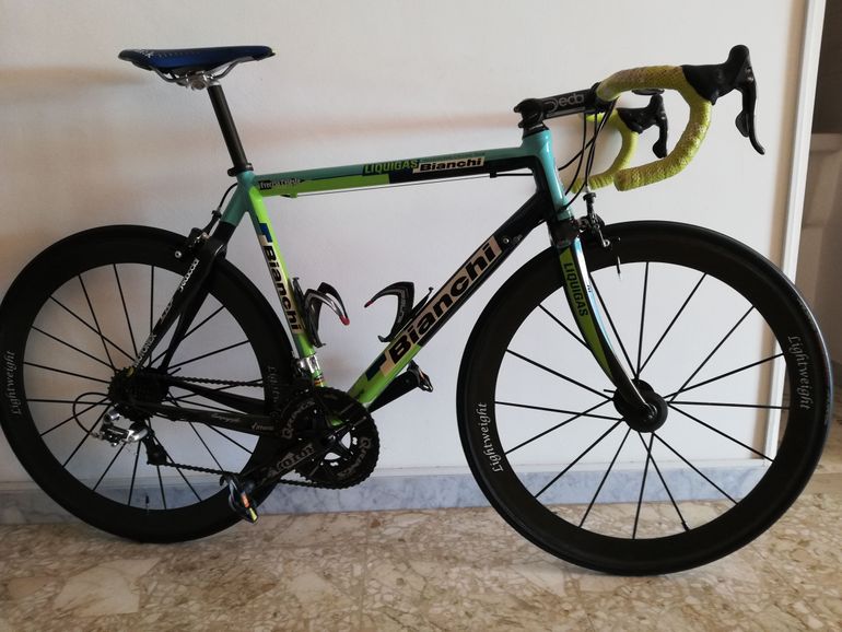 Bianchi Professional Cicling Team Freccia Celeste 2018 Road & Gravel de segunda mano, Verde — imagen 1 de 4