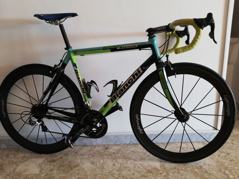 Used Bianchi Professional Cicling Team Freccia Celeste 2018 Road & Gravel