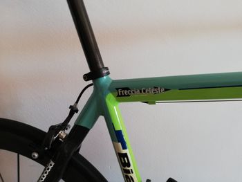 Bianchi Professional Cicling Team Freccia Celeste 2018 Road & Gravel de segunda mano, Verde — imagen 2 de 4
