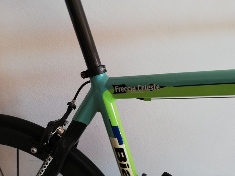 Bianchi Professional Cicling Team Freccia Celeste 2018 Road & Gravel de segunda mano, Verde — imagen 2 de 4