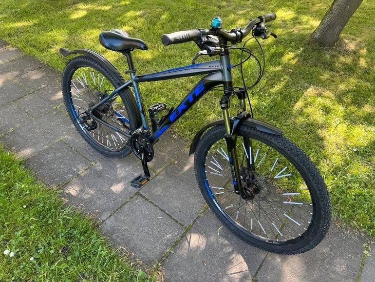 Gebrauchtes Exte Custom Shimano Tourney 2024 Mountainbike, Blau — Bild 1 von 5