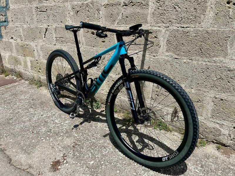 Used BMC Fourstroke 01 ONE 2023 2023 Mountainbike, Blue, 29 — image 5 of 5