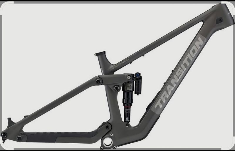 Used Transition Sentinel Carbon Frameset 2025 Frameset 2025 Mountainbike, Light Gray, 27.5, 29 — image 3 of 3