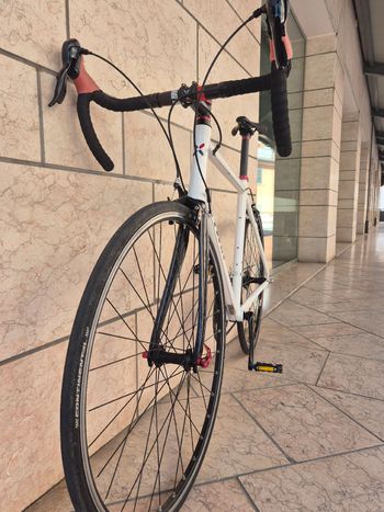 Used B Twin Triban Microshift 26 2016 Road & Gravel, White — image 7 of 14