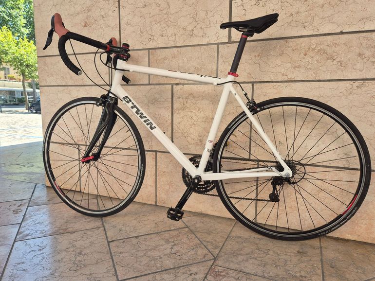 Used B Twin Triban Microshift 26 2016 Road & Gravel, White — image 5 of 14