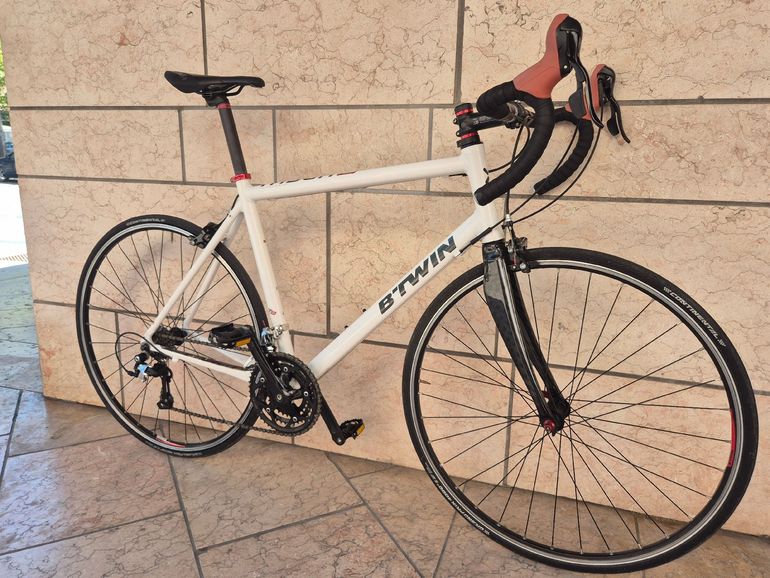 Used B Twin Triban Microshift 26 2016 Road & Gravel, White — image 2 of 14