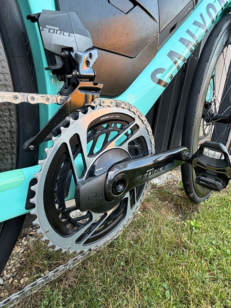 Gebrauchtes Canyon Speedmax CF 8 Disc ETap 2021 Road & Gravel, Grün — Bild 3 von 23