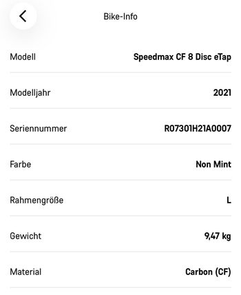 Gebrauchtes Canyon Speedmax CF 8 Disc ETap 2021 Road & Gravel, Grün — Bild 17 von 23
