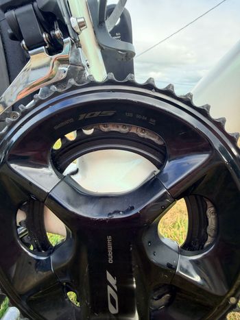 Used Adris Custom Shimano 105 Di2 2024 Road & Gravel, White — image 4 of 10