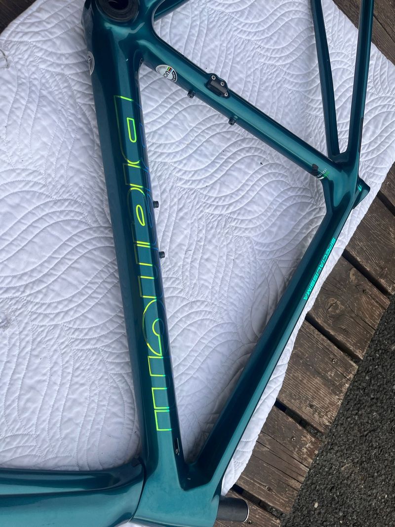 Used Bianchi Specialissima - Frame Kit 2022 Frameset 2022 Road & Gravel, Blue — image 8 of 25