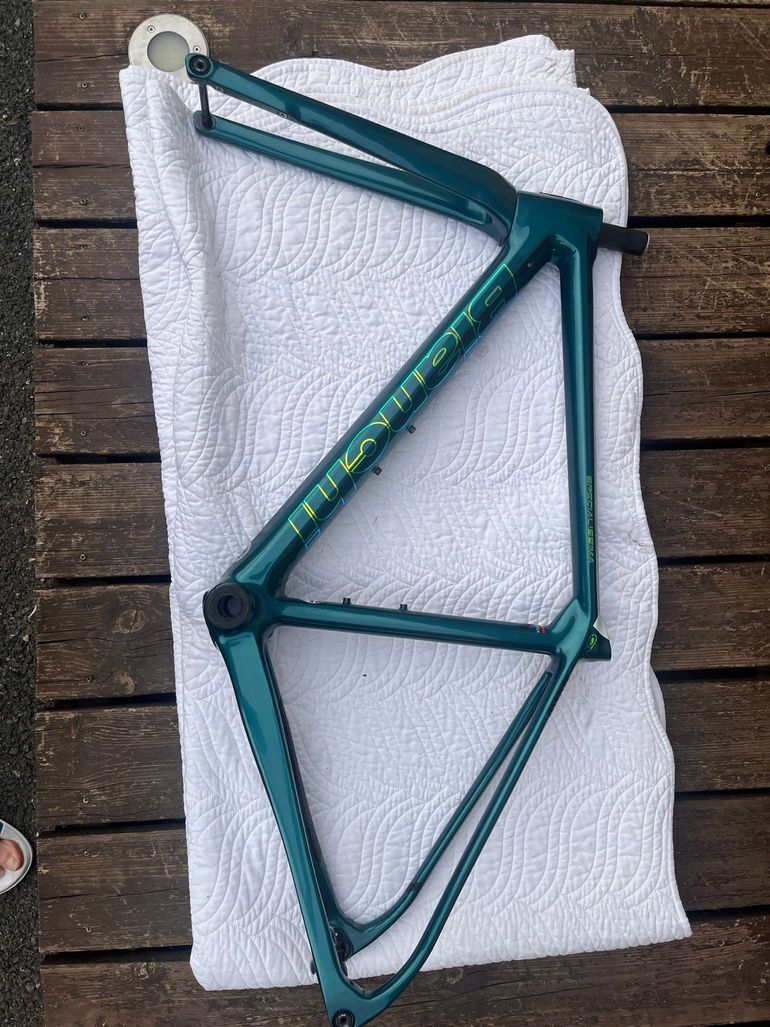 Gebrauchtes Bianchi Specialissima - Frame Kit 2022 Frameset 2022 Road & Gravel, Blau — Bild 13 von 25