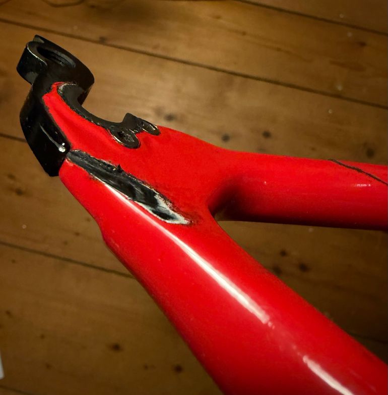 Used Bianchi Specialissima Frameset 2018 Frameset 2018 Road & Gravel, Red — image 11 of 12