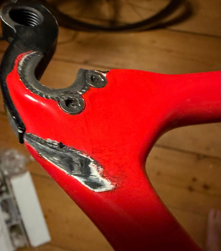Used Bianchi Specialissima Frameset 2018 Frameset 2018 Road & Gravel, Red — image 10 of 12