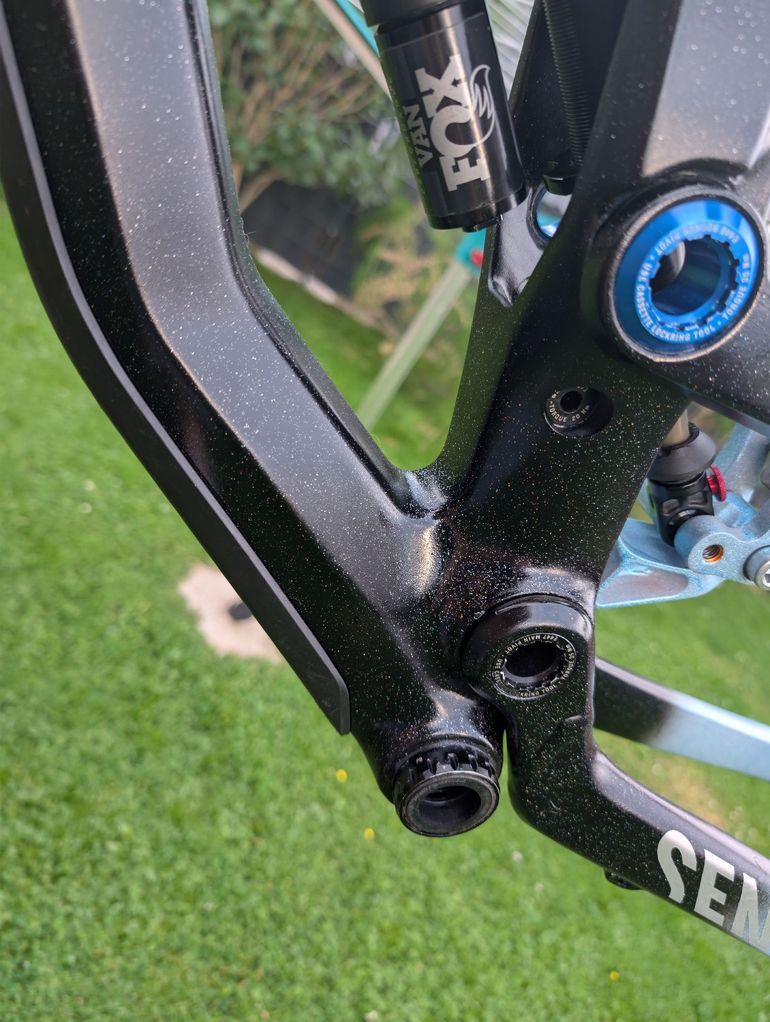 Used Canyon Sender CF Frameset 2019 Frameset 2019 Mountainbike, Blue, 27.5 — image 4 of 7