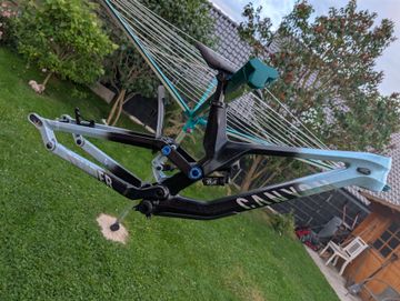 Used Canyon Sender CF Frameset 2019 Frameset 2019 Mountainbike, Blue, 27.5 — image 2 of 7