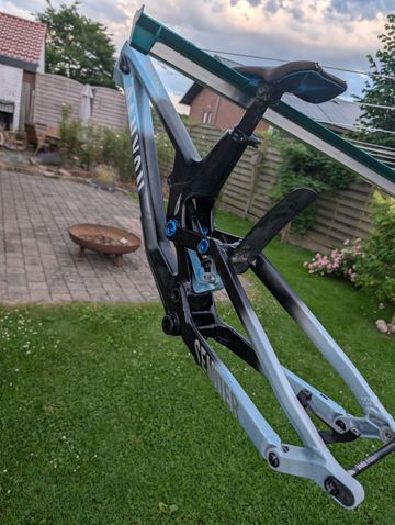 Used Canyon Sender CF Frameset 2019 Frameset 2019 Mountainbike, Blue, 27.5 — image 3 of 7