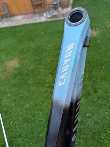 Used Canyon Sender CF Frameset 2019 Frameset 2019 Mountainbike, Blue, 27.5 — image 5 of 7