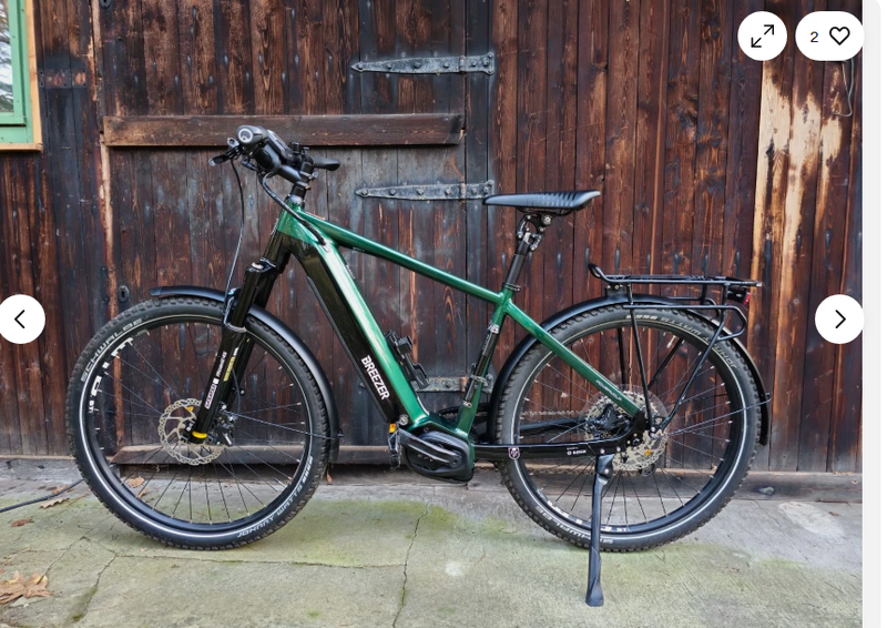 Použité Breezer Powerwolf EVO 1.1 SM+ 2021 Urban & Touring