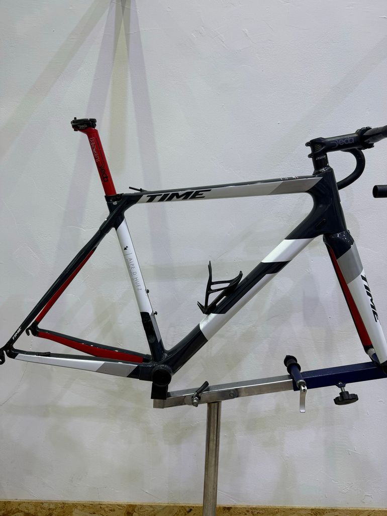 Used Time Alpe d'Huez 01 Aktiv Frameset 2020 Frameset 2020 Road & Gravel, White — image 1 of 4
