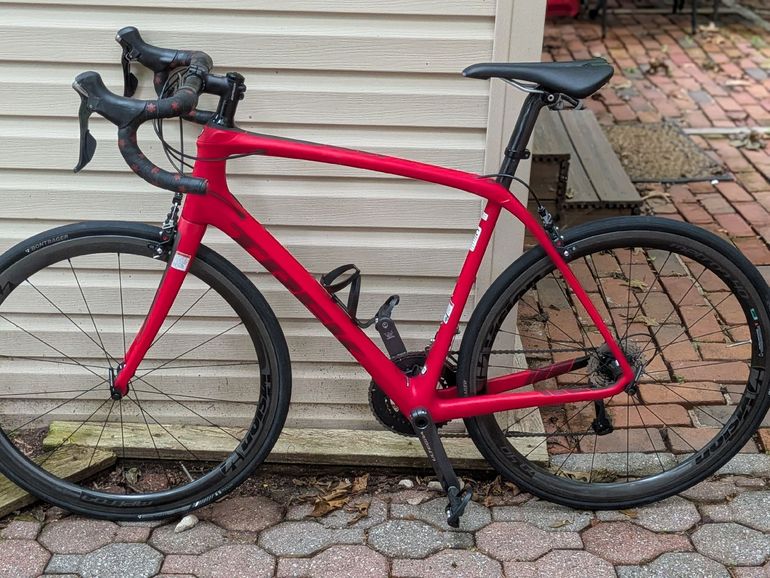 Used Trek Domane SL 6 Pro 2017 2017 Road & Gravel, Red — image 2 of 7