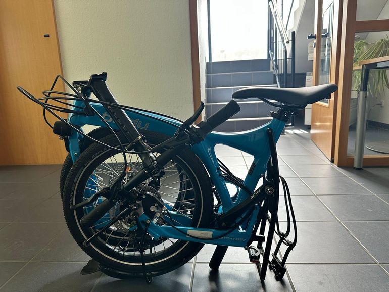 Used Riese & Müller Birdy Rohloff Speedhub 2022 Urban, Blue — image 7 of 9