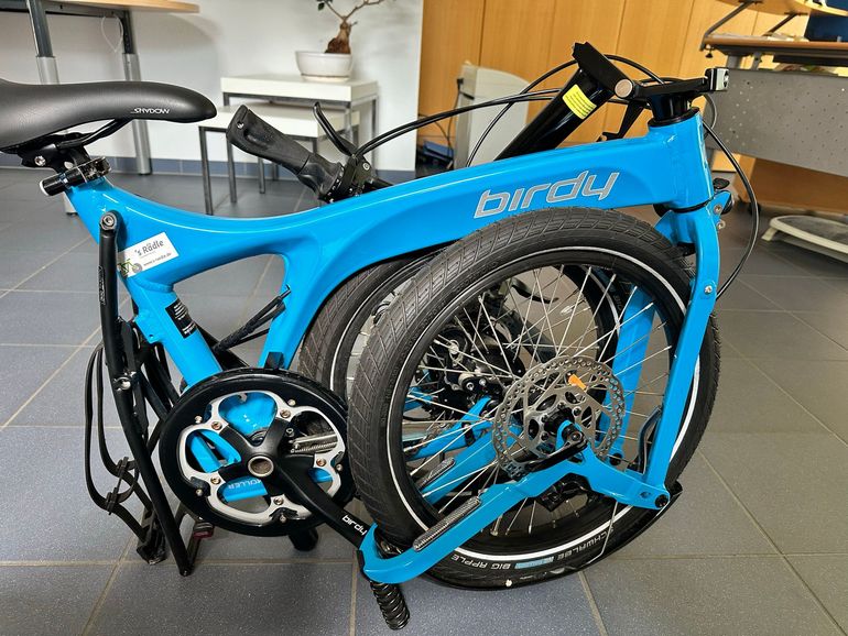 Used Riese & Müller Birdy Rohloff Speedhub 2022 Urban, Blue — image 8 of 9