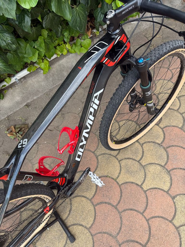 Gebrauchtes Olympia Iron SRAM GX Eagle 2018 Mountainbike, Schwarz — Bild 5 von 13