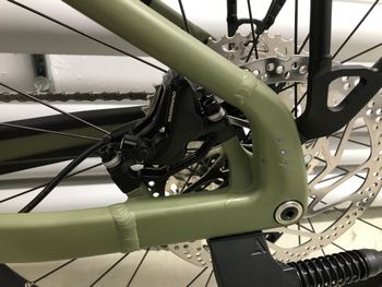 CUBE REACTION HYBRID, RACE 750 2023 2023 Mountainbike de segunda mano, Verde — imagen 2 de 3