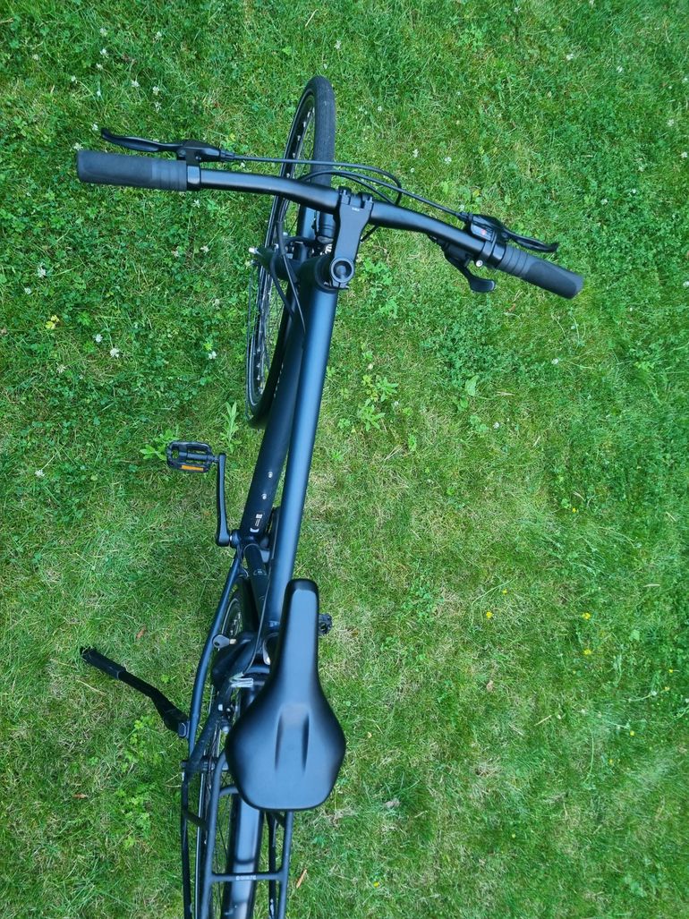 Gebrauchtes Elops Stadsfiets Voor Lange Afstanden 500 2024 Urban, Schwarz — Bild 7 von 9